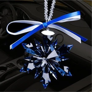 Angelic Hanging Crystal Pendant Snowflake for Christmas Decoration Supplies