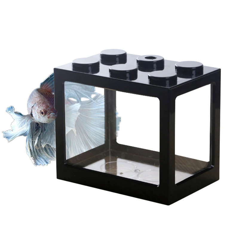 aquarium fish tank for betta plastic fish tank with LED light