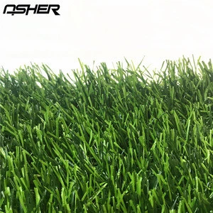 Asher 30mm 3/8 low price Artificial grass turf for school wall roof garden emulation synthetic ornaments