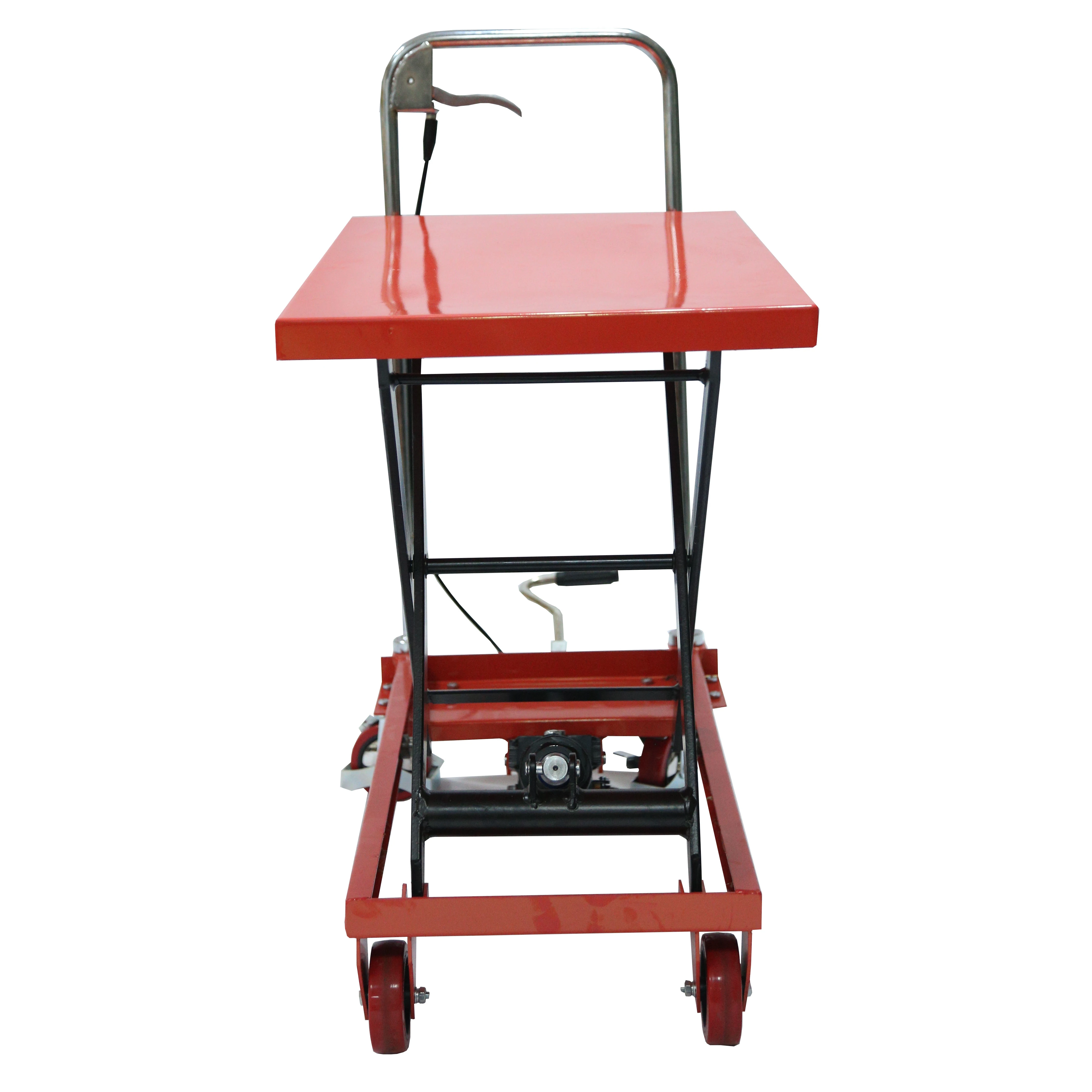Attractive price new type manual mobile hydraulic table lift scissor lift table trolley