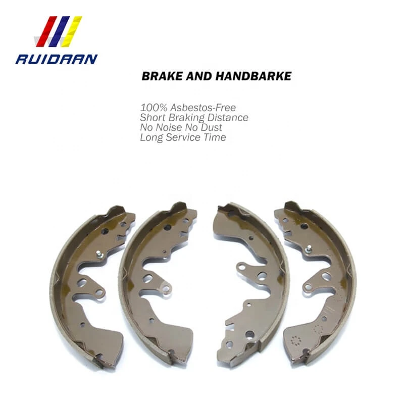 Auto spare factory low metal parts wholesale car brake shoes