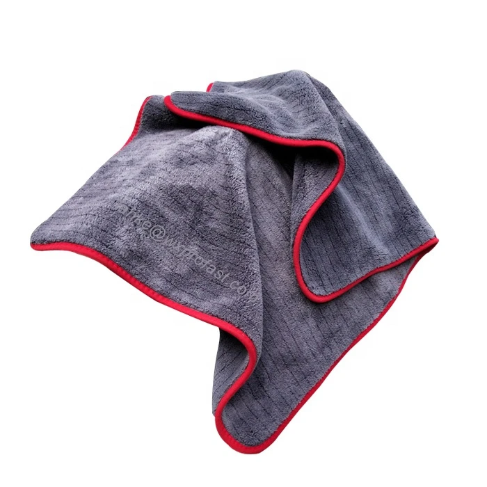 Auto Supplies Car Wash Shop Thickened Absorbent 60*90cm Microfiber Car Cleaning Cloth Coral Fleece Car Wash Towel