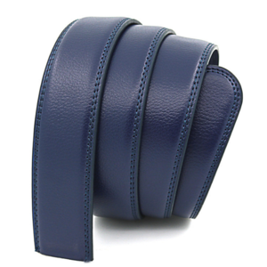 Automatic Buckle Belt Strap Ratchet Genuine Leather Belt Men Click Belt Red White Blue Tan Color