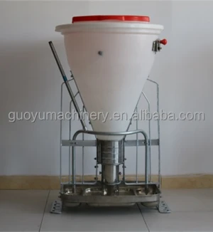Automatic dry and wet pig feeder for pig feeding equipment
