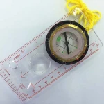 AZN-Z9 4 in 1 Multi-functional portable compass Outdoor travel dividing rule appropriative with magnifying glass