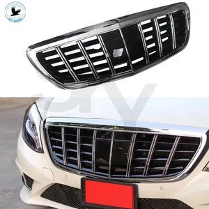 Babus style car accessories main grill for mercedes S class W222 S320 S350 S400 S450 front middle grille