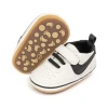 Baby Boys Sporty First Walkers - Non-Slip Rubber Soles and Breathable Design Infant Shoes