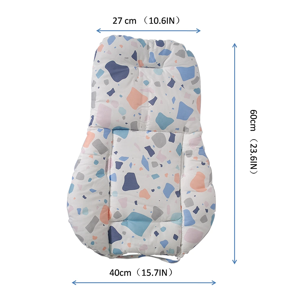 Baby High Chair Seat Pad Double Sided Stroller Cushion Car Safety Seat Mat Thick Breathable Liner