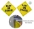 Import baby safety plastic suction car signs sticker with suction up from China