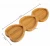 Import Bamboo 3 Part Heart-shaped Snack Plate Dried Fruit Plate Dessert Dish Appetizer Breakfast Plate from China