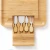 Import Bamboo Cheese Cutting Board &amp; Knife Gift Set - Wooden Serving Tray for Charcuterie Meat Platter from China