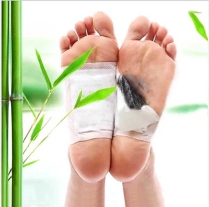 Bamboo Vinegar Detox Foot Patch With Adhesive Chinese Natural Foot Detox Pad