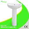 bathroom design ceramic pedestal basin wash basin