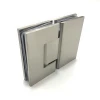 Bathroom glass door accessories 180 degree glass to glass copper shower room hinge for shower screen