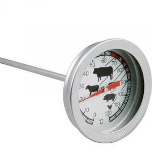 BBQ Dial stainless steel probe home cooking meat food thermometer