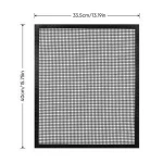 BBQ Non-stick Grilling Mesh Mat Grill Mat Reusable Kitchen Cooking Mat Barbecue Liner Accessories