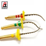 BEHN dental endo rotary files / Root canal endo files / Nickel endo rotary files heat activation titanium coating Niti files