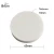 Import Belifa custom NR natural latex rubber white flat dia 60mm round shape facial foundation makeup sponge puff from China