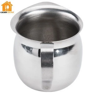 Bell Creamer with Mirror Finish, Stainless Steel