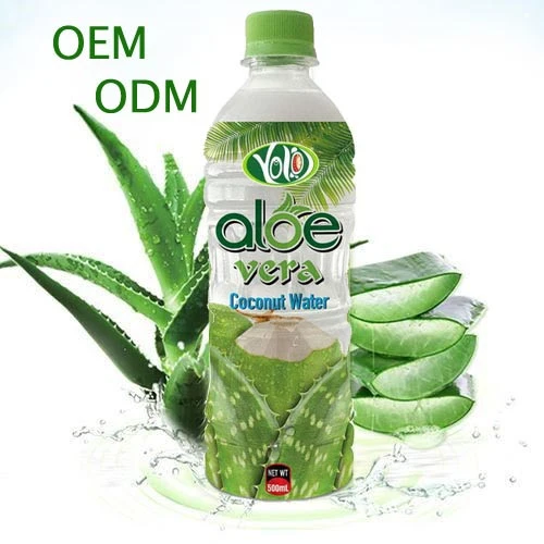 Best Quality 500ml Pet Bottle Pure Juice Aloe Vera Pure Plus Coconut With Pulp Drink Supplier Private Label Cheap Price