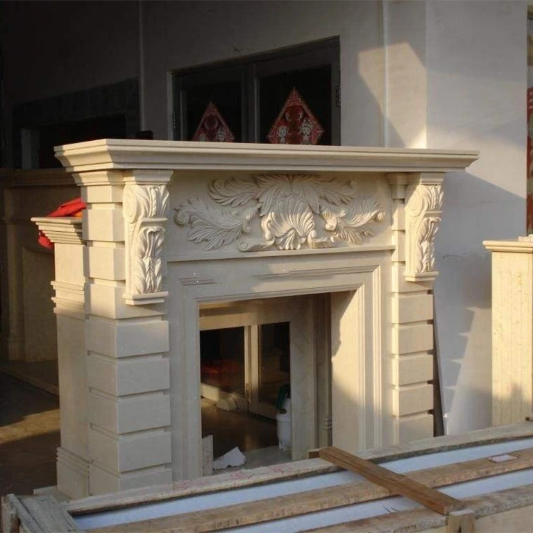 Best Selling High Quality Fiberglass Reinforced Plaster Decorative Gypsum Fireplace