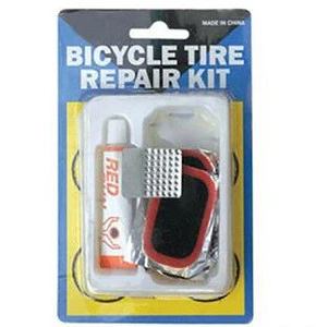 Bicycle tire repair carry-on bag package tools