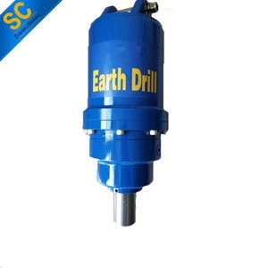 Big Power Auger Drill For Earth Hole Drilling With Eaton Motor