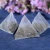 Import biodegradable high quality pyramid heat seal empty nylon triangle tea filter bag with tag from China