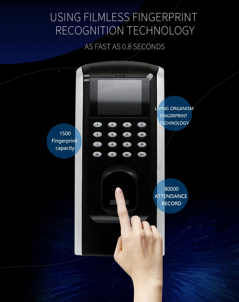 Buy Biometric Recognition Fingerprint Access Control And Time ...