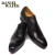 Import Black Formal Shoes Snake Grain Cow Leather Dress Shoes from China