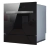 Black Glass Door 8 Sets Dishwasher