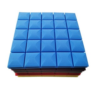Black/White/Grey/Blue/Yellow/Red/Purple 50*50cm Soundproof Acoustic Foam Wall Panels