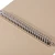 Import Blank  design recycled  kraft office report A4 A3  paper file folder with silver ring from China