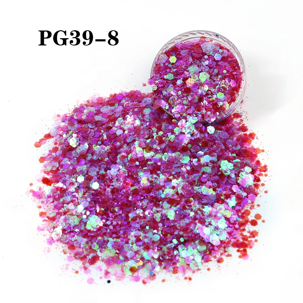Blend high quality glitter  wholesale bulk buy fine glitter holographic cosmetic glitter