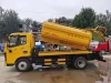 Blue brand 4+2 sewage suction truck 8000 liters fecal sucking truck