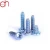 Import Blue zinc coating galvanised trilobe pan head electric stainless steel power screw drivers from China