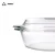 Import Borosilicate Glass Bakeware casserole with lid, set of 3 from China