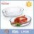 Import Borosilicate Pyrex Heat-resistant glass baking kitchenware,oven glass baking pan/3pcs cheap pyrex baking dish China Supplier from China