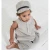 Import Boutique 100% linen clothes set for toddler boys,White sleeve top and pants set for summer washed linen clothes from China