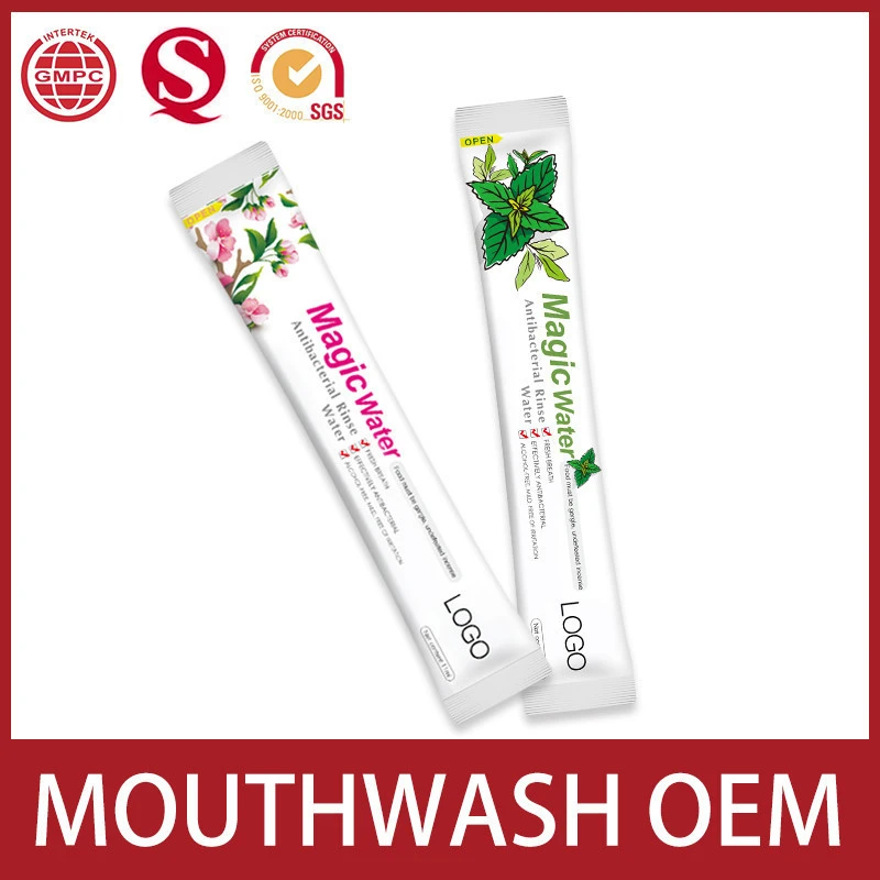 Brands Disposable Oem Private Label Customized Eppermint Mouthwash Fresh Mouth Breath Freshing Alcohol Free Peppermint Mouthwash