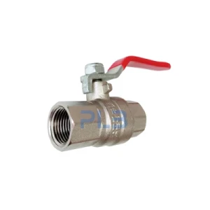 Brass Ball Valve F/F Thread with Steel Plate Handle