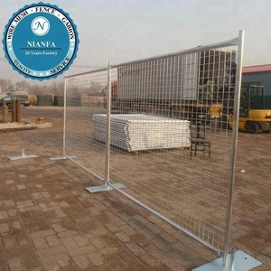 building working site hot galvanized temporary fence