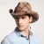 Import Bulk Sale Summer Straw Hats For Mens Accept OEM or ODM Service Cowboy Hats from China