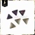 Import Bulk wholesale gemstone 4722 triangle clear crystal pointed back no hot fix glass rhinestones loose gem stone from China