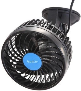 Car Fan 12V 4.5&quot; Electric Car Cooling Fan with 360 Degree Adjustable That Plugs into Cigarette