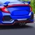 Import Car Rear Bumper For honda civic bodykit Type-R 2016-2020 ABS Car Accessories from China