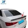Car Rear Trunk Boot Lip Spoiler For Audi A3 S3 RS3 Carbon Fiber Spoilers 2013-2017