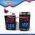 Import Car thermometer Voltmeter Blue/Red Digital temp voltage meter from China