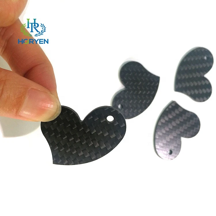 Carbon fiber OEM cnc cutting parts fibre de carbone