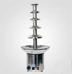 CF-6   Professional commercial use 6 tiers stainless steel chocolate waterfall fountain